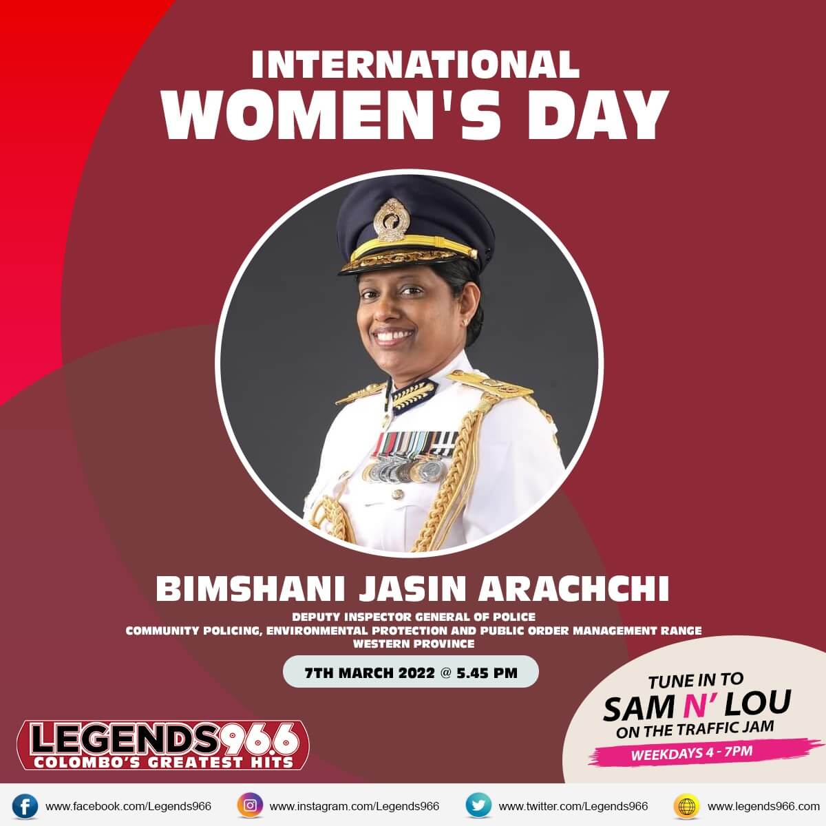 Legends Segments of International Woman's Day - Bimshani Arachchi